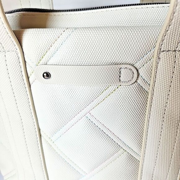 Lug Dory Matte Luxe Crossbody Pebble Ice Pop Vegan Leather Tote Handles Handbag - Picture 4 of 11